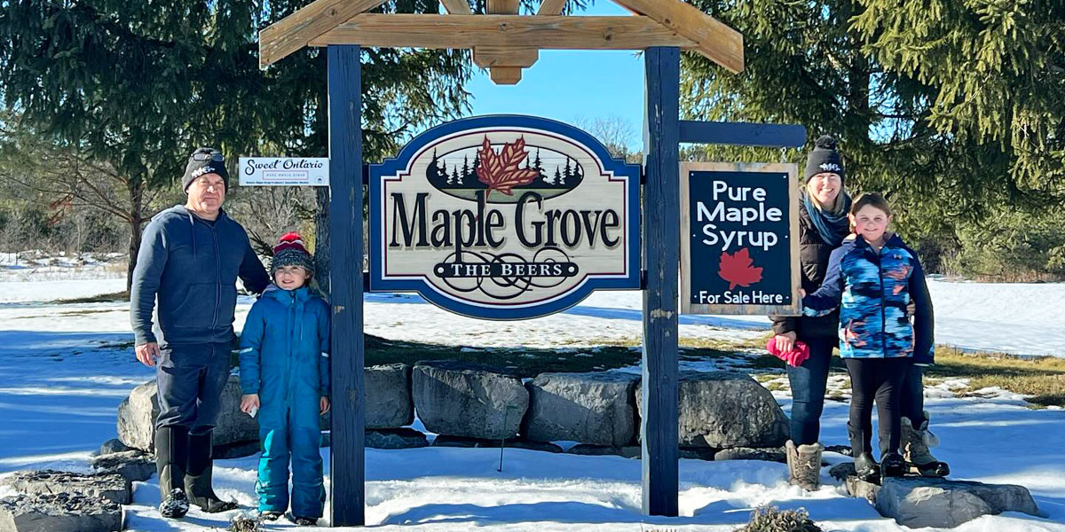 Maple Grove Syrup Sign