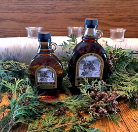 Maple Syrup in Bottles