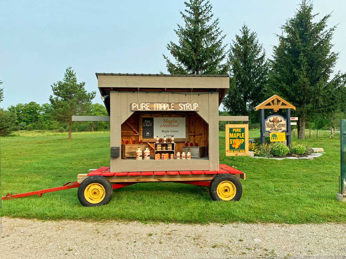 Maple Grove Syrup Road Stand