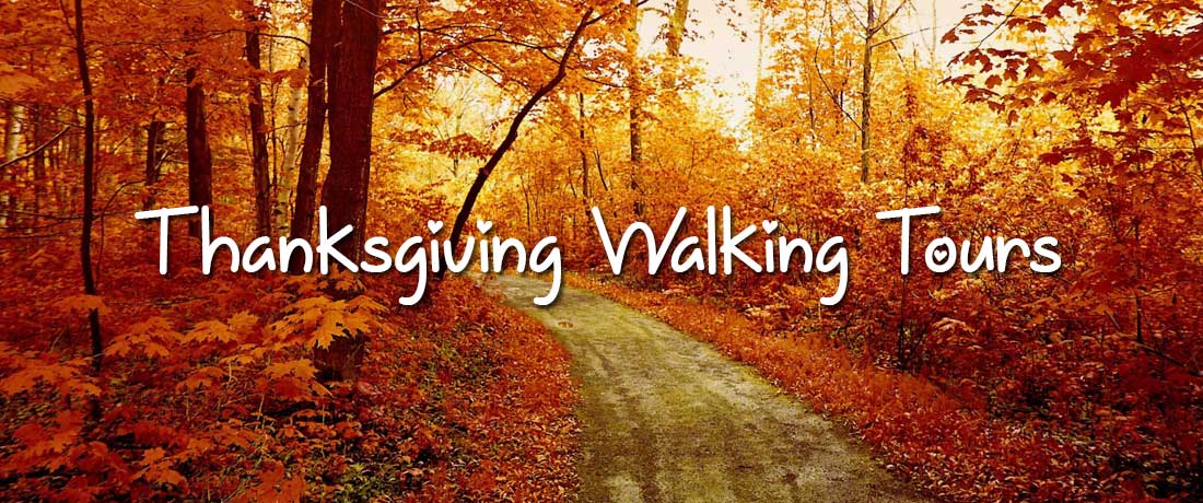 Thanksgiving Walking Tours 3 Thanksgiving Walking Tours at Maple Grove Syrup
